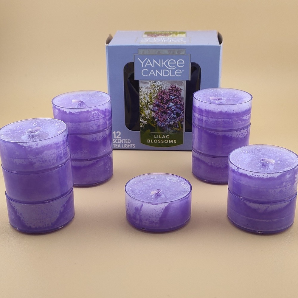 Yankee Candle Lilac Blossoms Tea Light Set New